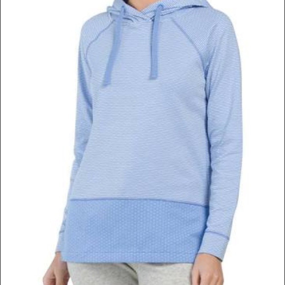 Southern Tide Cadie Striped Tunic Hoodie XS NWT